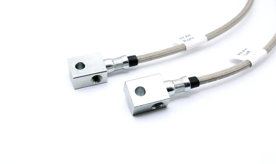 Ajuste Nissan 350Z Z33 (modelo base) frenos estándar - líneas de rendimiento SAFBRAKE Foto 3 de 4