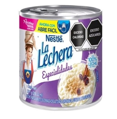 6X NESTLE LA LECHERA LECHE DESLACTOSADA / CONDENSED MILK - 6 CANS OF 370g EACH 