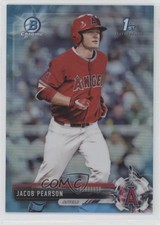 2017 Bowman Draft Chrome Sky Blue Refractor 24/399 Jacob Pearson #BDC-105 g1z