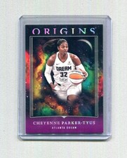 2024 Panini WNBA Origins Cheyenne Parker-Tyus #7 Purple /25 Atlanta Dream