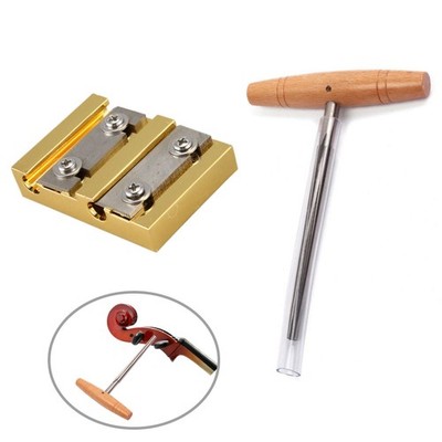 3/4-4/4 Size Violin Tuning Peg Reals Shaver Tapered 4-Fluted Pin Hole Reamer