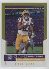 2017 Score Rookies Gold Zone /50 Travin Dural #368 fm0
