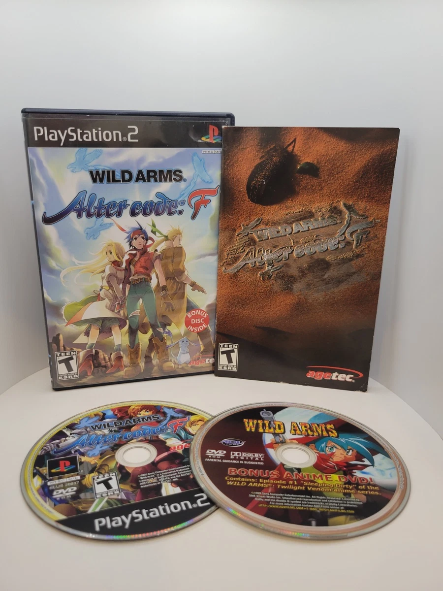 Đĩa game Wild Arms Alter Code: F (game nhập vai hành đông) cho máy game