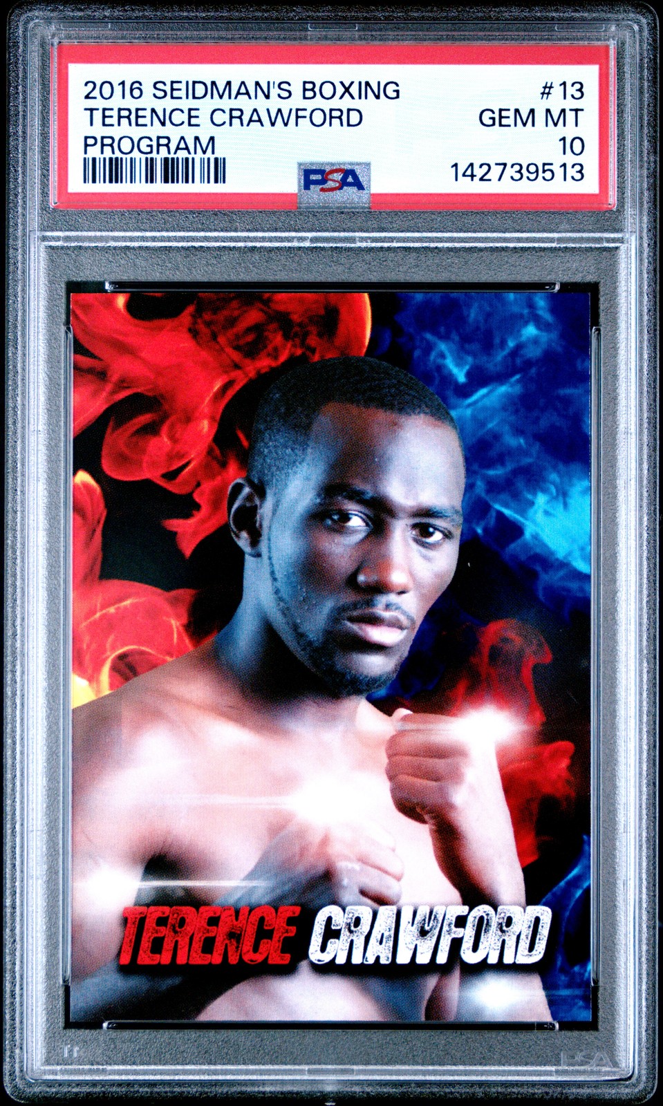 2016 SEIDMAN'S BOXING PROGRAM #13 TERENCE CRAWFORD PSA 10
