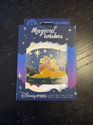 Disney Pin Mufasa & Simba Magical Wishes Jumbo The Lion King LE 1500 2024