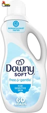 Free & Gentle Fabric Softener (Fabric Conditioner), 44 Fl Oz, 60 Loads, Hypoalle