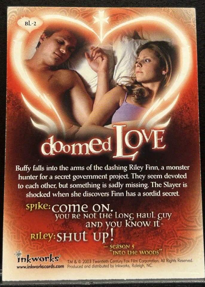 Buffy Connections, Inkworks 2003: 3 Card Box-Loader Set #BL1-BL3 - Image 4 of 4