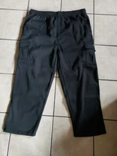 Pony men's  Pants. Size 3X Black Side Pockets Warm