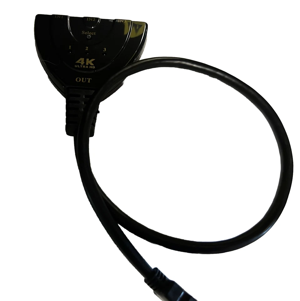 3 Port HDMI 1080P 3:1 Switch . US Shipper New - Image 3 of 4