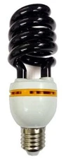 BUY 1 GET 1 FREE TWISTED ENERGY SAVER 15 WATT 120V GLOW  BLACK  LIGHT BULB