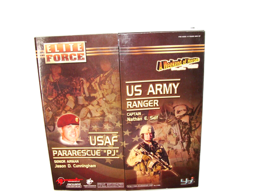 1:6 BBI Elite Force USAF D. Cunningham US Army Ranger E. Self Figures 2 Pack - Picture 8 of 12