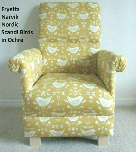 British Made Adult Chair Accent Armchair Prestigious Fryetts Fabrics Nursery New - Picture 68 of 82