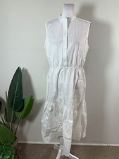 The Shirt WOMENS White Sleeveless Casual Dress, Size L