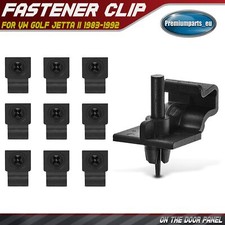 10x 7.5mm Nylon Door Panel Bottom Retaining Clip for VW Golf Jetta 3A0867301 New
