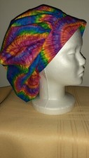 Tie Dye Medical Surgical Bouffant Scrub Hat SIZE Medium