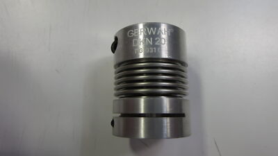 GERWAH DKN20/32 9.5mm-7.85mm MINIATURE METAL BELLOWS COUPLING WITH CLAMPING HUBS