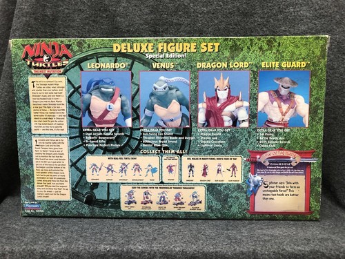 Juego de figuras de acción de lujo Tortugas Ninja 1997 The Next Mutation Leonardo - Imagen 4 de 4