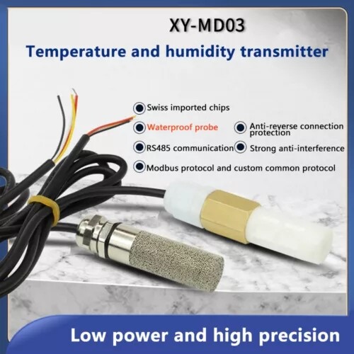 DC5-28V Temperature & Humidity Sensor Waterproof Probe RS485 For MODBUS RTU NEW - Bild 5 von 19