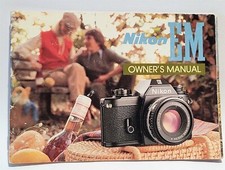 NIKON EM INSTRUCTION MANUAL  EXCELLENT CONDITION 