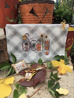 Shepherd's Bush Scary Bag Counted Cross Stitch Chart ~ by Teri Richards