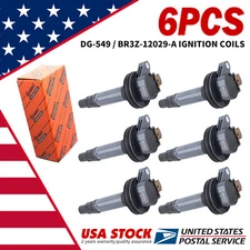 6 Ignition Coil Direct Fit for Ford F-150 Explorer Lincoln Ecoboost UF646 DG549