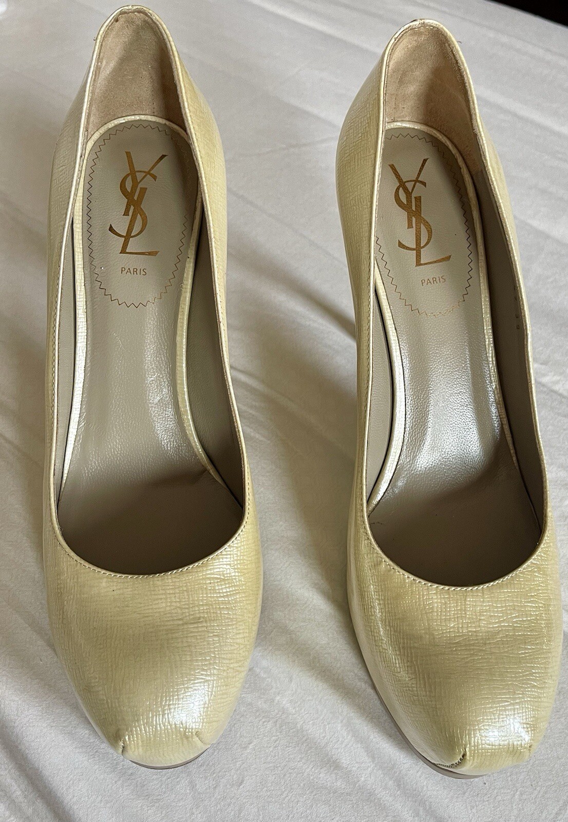 Décolleté Saint Laurent YSL Trib due spilli. Taglia 39 US taglia 8 5.