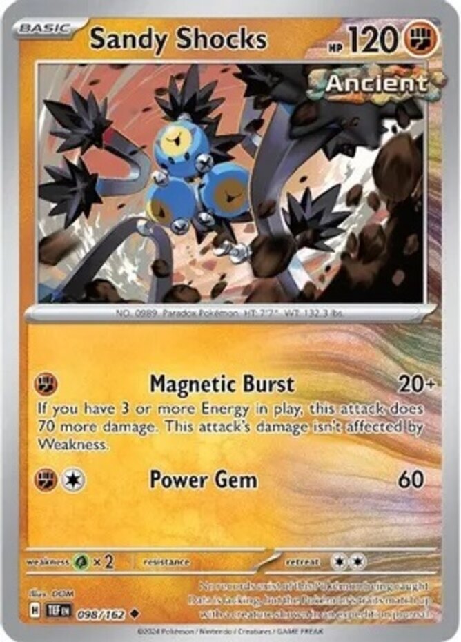 Pokemon - Sandy Shocks - 098/162 - Uncommon - Reverse Holo