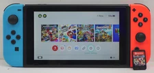 Nintendo Switch Handheld Game Console HAC-001 NO CHARGER w/1 Game (A21276-1 KO)