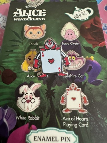 Ace Of Hearts - Disney Micro Mystery Pin - Alice in Wonderland LE300 - PALM