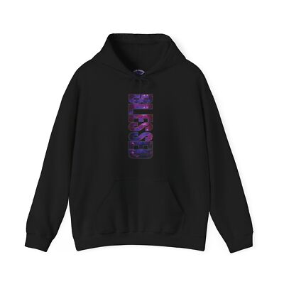 OVER-HYPED HOODIE TEE Shirt To Match Air Foamposite One Galaxy-BLESSED  FRONT