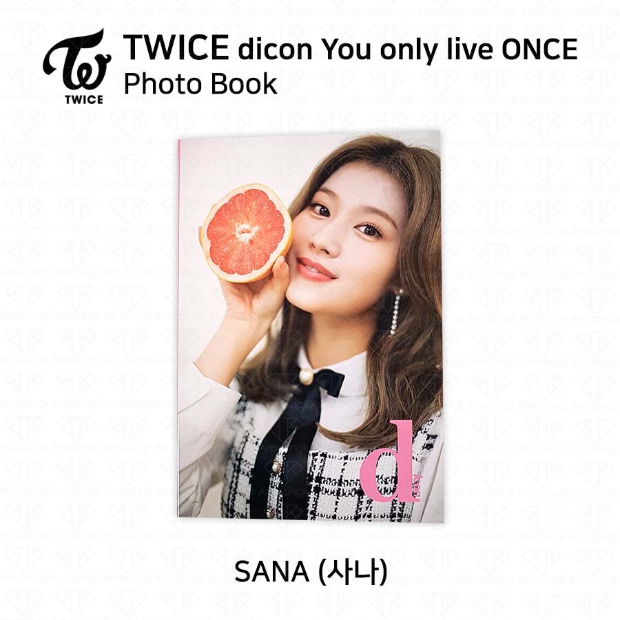 TWICE x dicon You Only Live ONCE Card Photo Book Postcard Sana