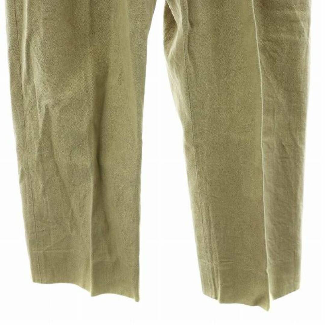 NEET NEAT 2 tuck tapered pants cotton beige AN35 Used 