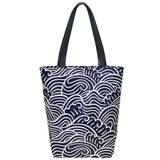 Wrapables Carryall Shopping Travel Tote Bag with Durable Ripstop Polyester