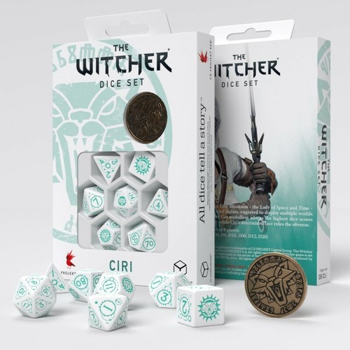 Q-Workshop BNIB The Witcher Dice Set. Ciri - The Law of Surprise - Picture 2 of 2