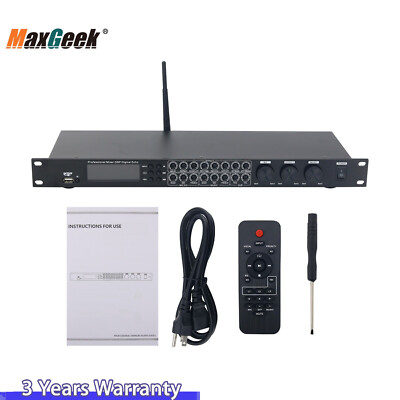 K8000 Digital Effects Processor Bluetooth5.0 DSP Reverb Anti-whistle Audio Effec