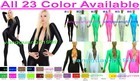 Unisex 23 Color Spandex Catsuit Costumes Men Women Bodysuit Yoga Costumes F269