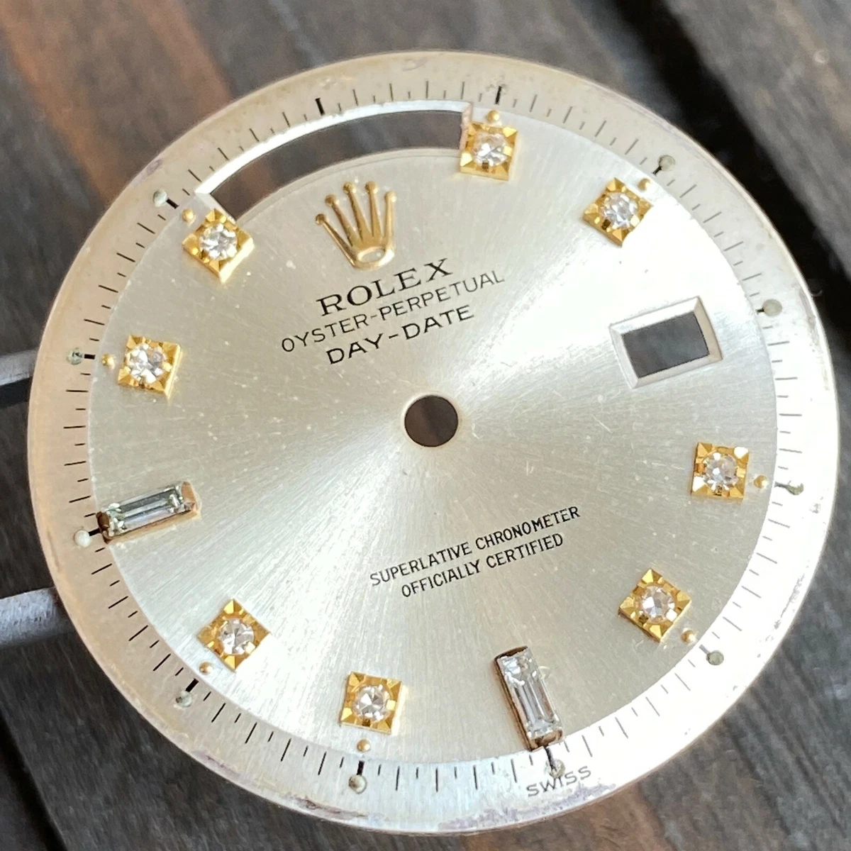 Rolex day hotsell date dial replacement