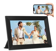 Digital Picture Frame LOPEVI - Frameo 10.1 inch Smart WiFi Digital - BLACK