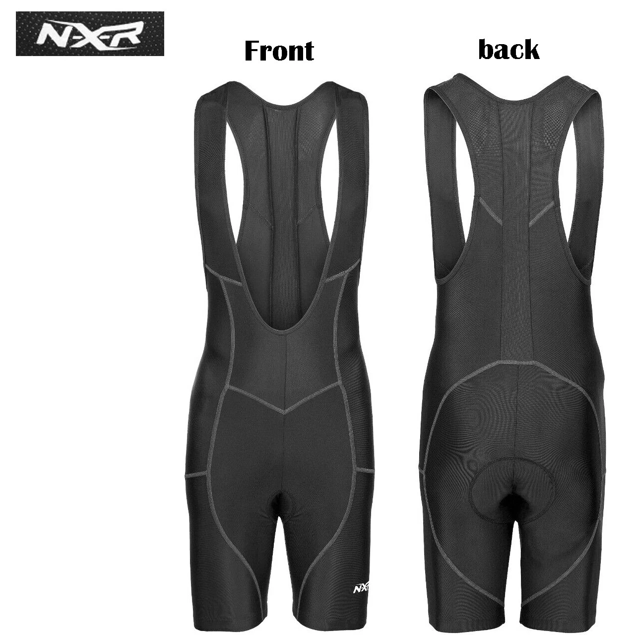 NXR ® Men Cycling Bib Tights Padded Leggings For Long Bike Trouser Shorts