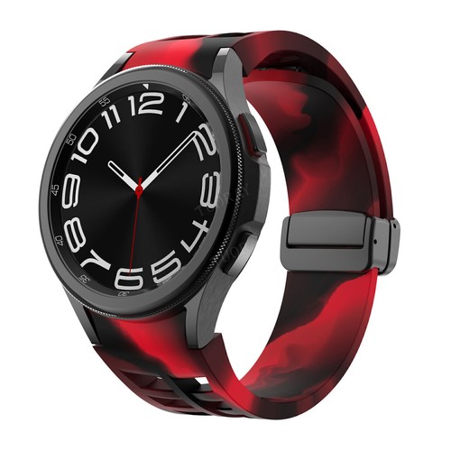 Für Samsung Galaxy Watch 7/6/5/4/FE 40 44mm Classic 43 47mm Silikon Band Strap - Bild 46 von 115