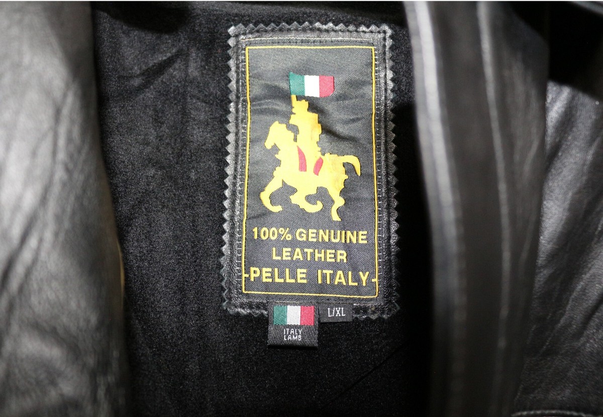 100% Genuine Pelle Italy Leather Jacket Luxury Craftsmanship