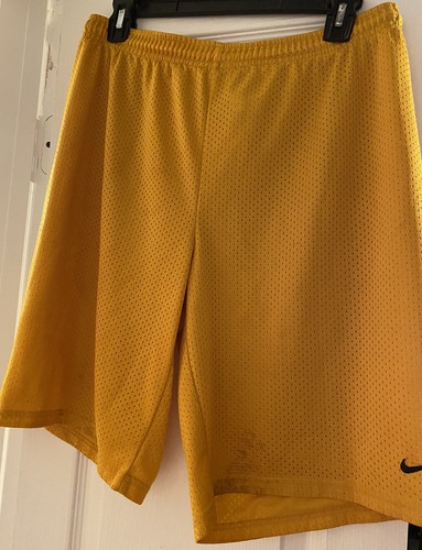Nike Mens Gold Basketball Shorts Black 