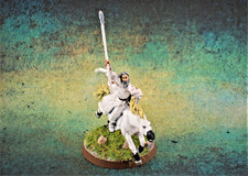 GW Gandalf der Weiße auf Schattenfell Figur bemalt Lotr - The two towers