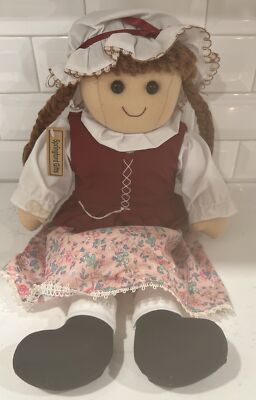 Colonial Style Girl Rag Doll By Springford Gifts 18” NWT READ | eBay