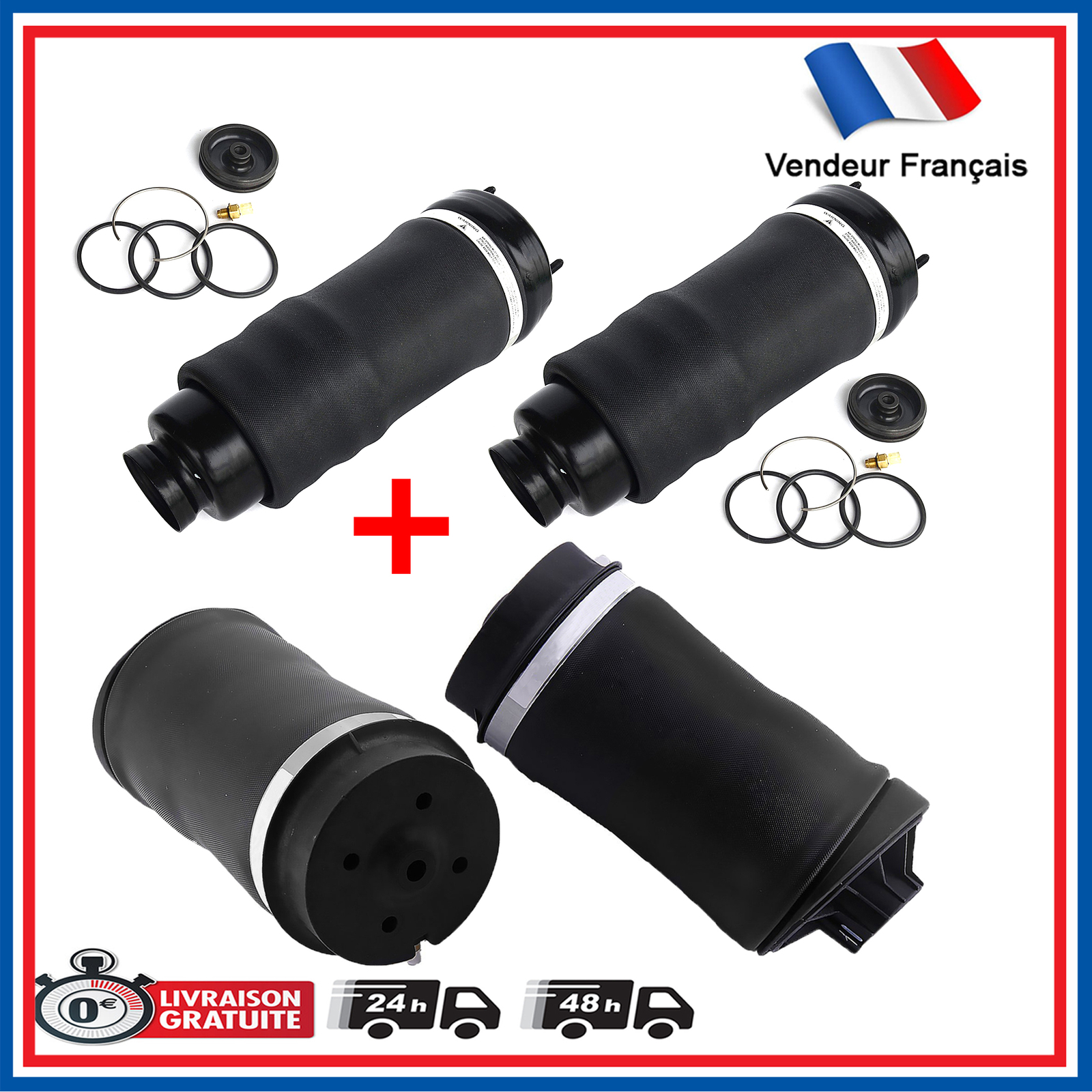 Kit amortisseur Classe R W251 en acier forgé pour un confort routier premium