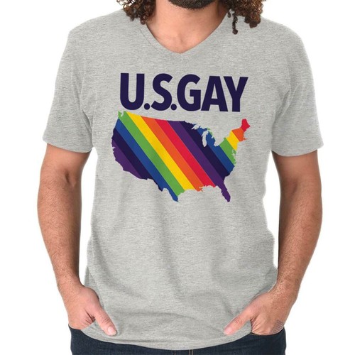 Funny Gay Pride Rainbow Patriotic LGBTQ 