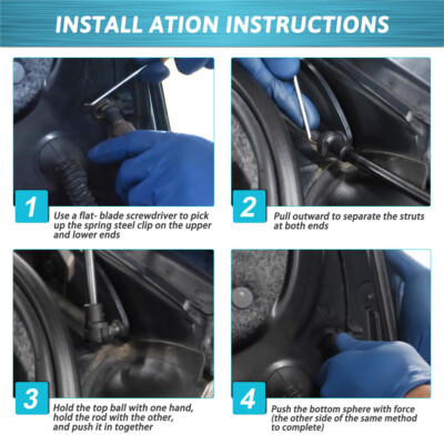 Gasdruckfeder Heckklappe 51248232873 2x Gasfeder Ga Produktbild-Vorschau 3