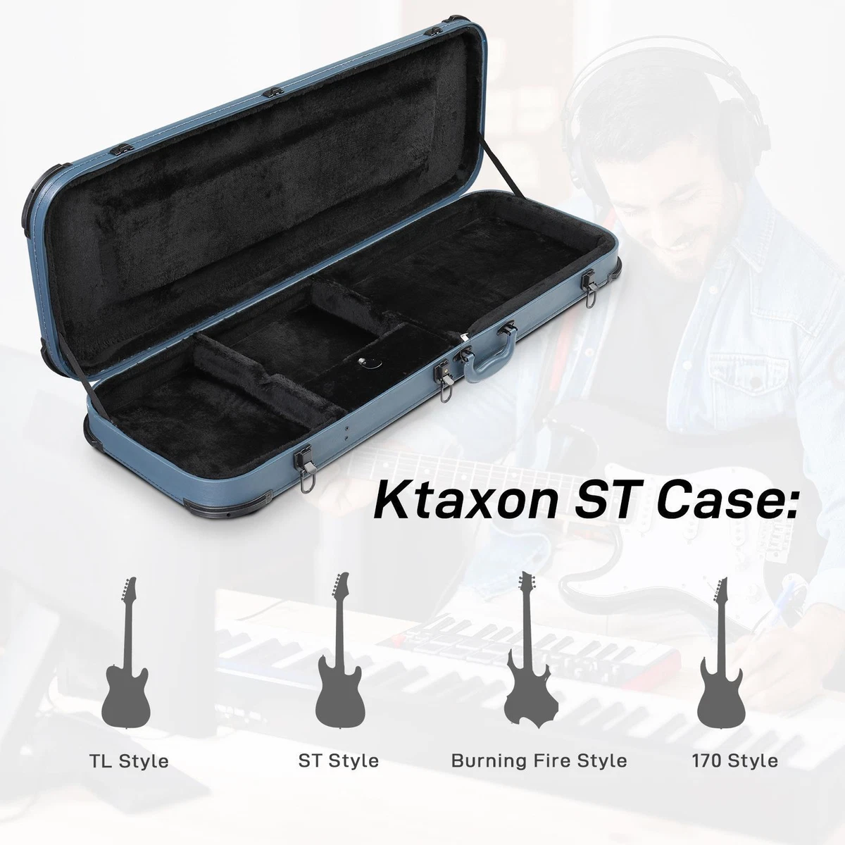 Blue Guitar Cases for sale | eBay