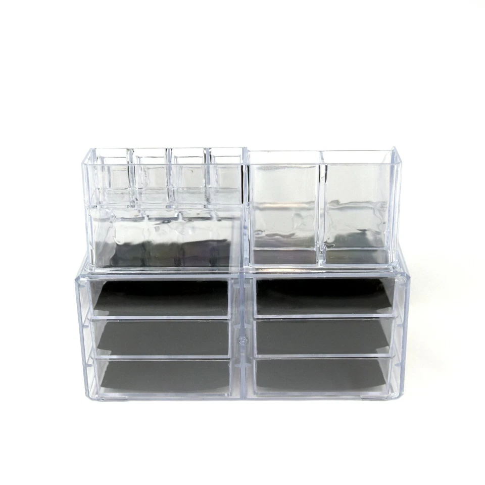 Organizer per Make Up, Box Porta Trucchi, Porta Gioie 22 Scomparti (6 cassetti) - Immagine 3 di 4