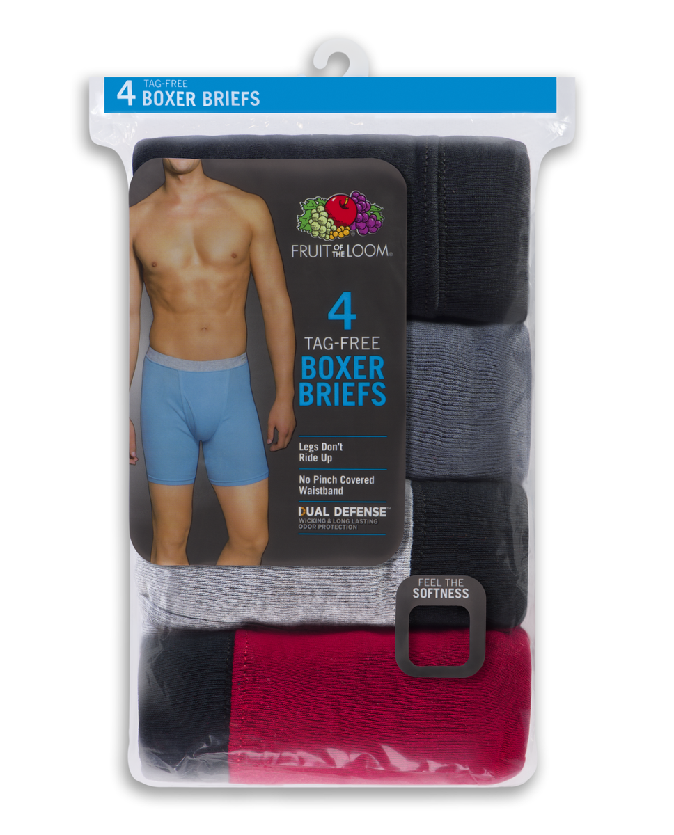 Fruit of the Loom® BIG MEN'S SOFT COVERED WAISTBAND BOXER BRIEFS 4